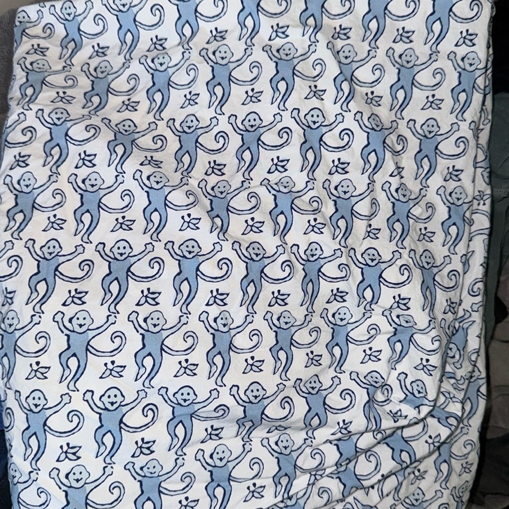 Pottery Barn Kids x Roller Rabbit crib sheet